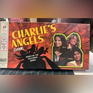 Vintage 1977 Milton Bradley Charlie's Angels Board Game Complete.